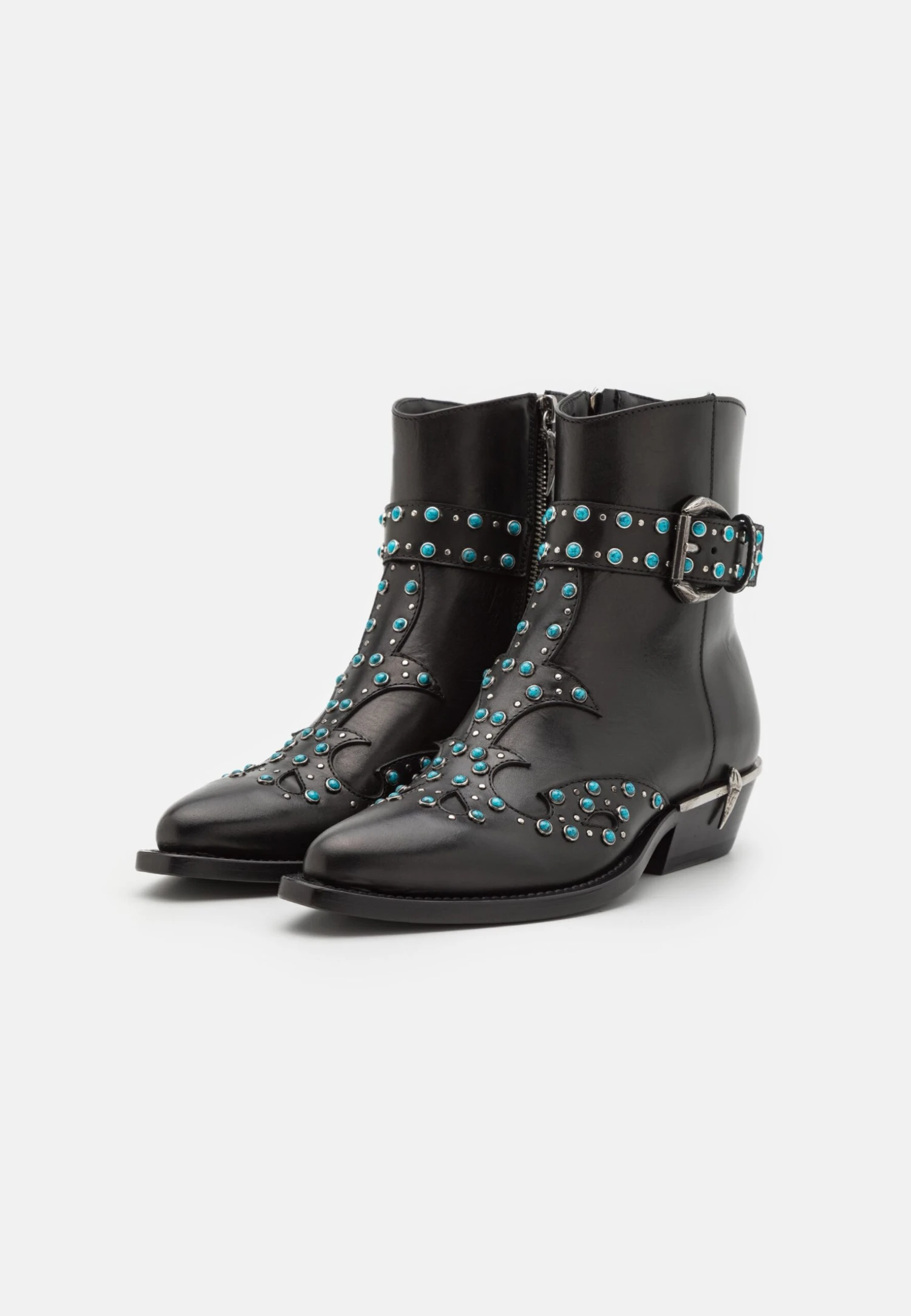 Roberto Cavalli DonnaStivaletti Texani / BikerMurano Nero Donna Stivaletti 1RO11N001-Q11 2 Roberto Cavalli DonnaStivaletti Texani / BikerMurano Nero Donna Stivaletti 1RO11N001-Q11 - immagine 2