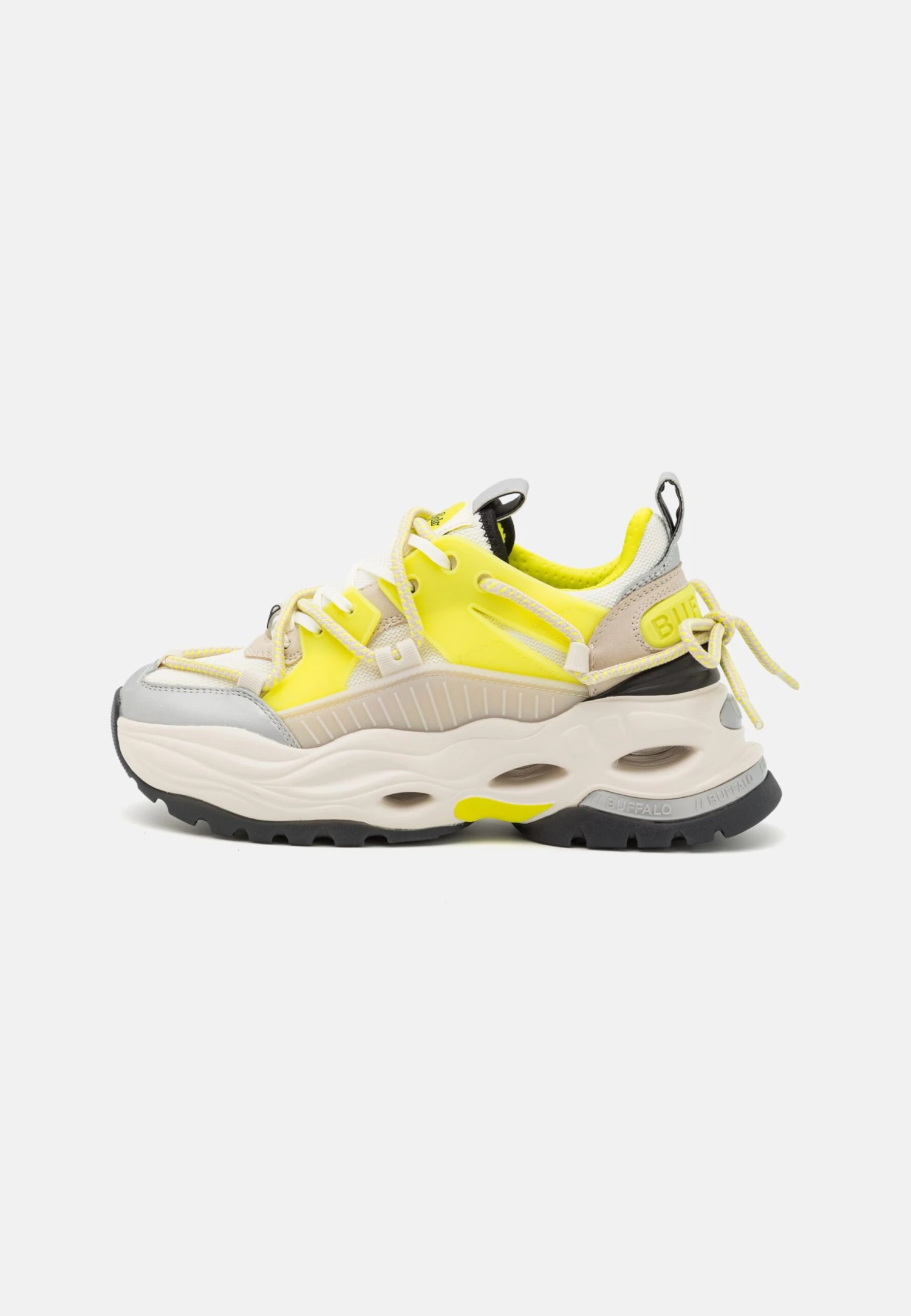 Buffalo Triplet Lace - Sneakers Basse - Cream/Lime 2 Buffalo Triplet Lace - Sneakers Basse - Cream/Lime - immagine 2