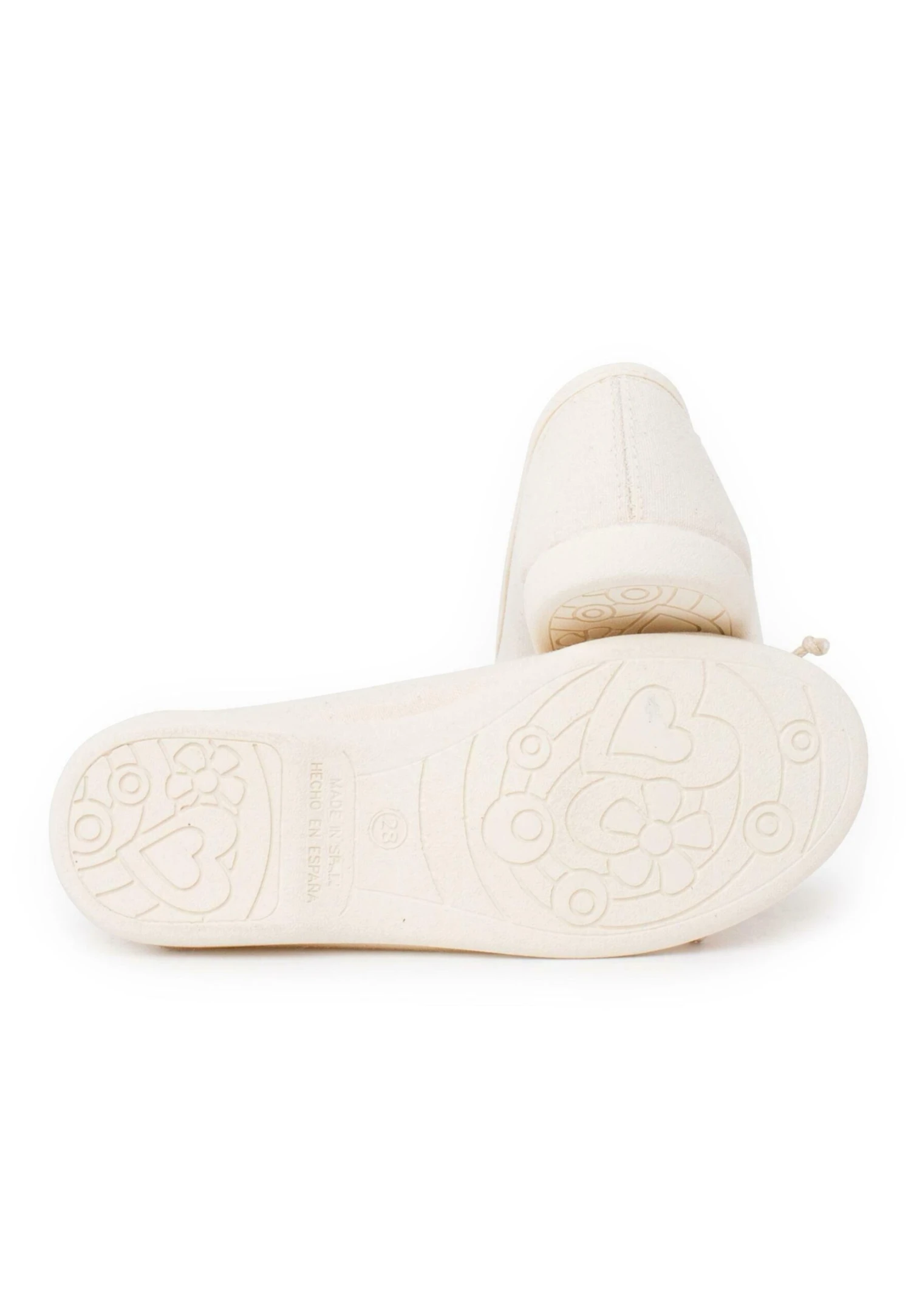 Manoletina Tela Lacito - Ballerine - Crudo 4 Manoletina Tela Lacito - Ballerine - Crudo - immagine 4