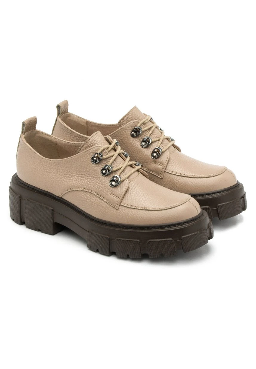 StringateBeżowy Y Donna Scarpe Piatte RY111E066-B11 3 StringateBeżowy Y Donna Scarpe Piatte RY111E066-B11 - immagine 3