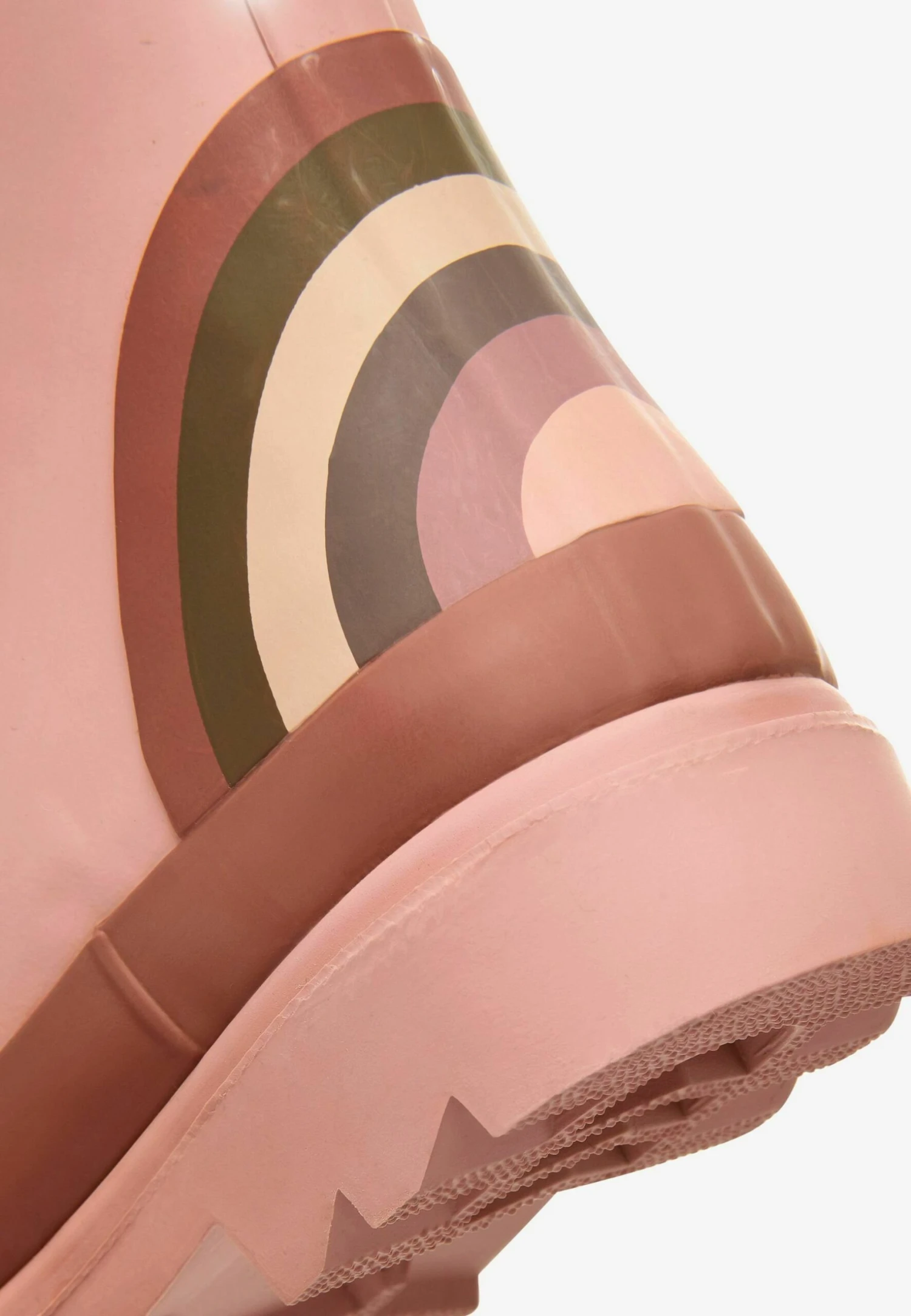 Next Buckle Wellies - Stivali Di Gomma - Pastel Pink Rainbow Back 4 Next Buckle Wellies - Stivali Di Gomma - Pastel Pink Rainbow Back - immagine 4