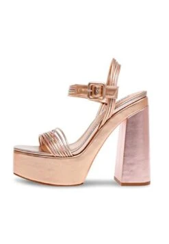 Steve Madden Pin-UpSandali Con PlateauRose Gold Donna Tacchi Alti ST311A0U7-F11