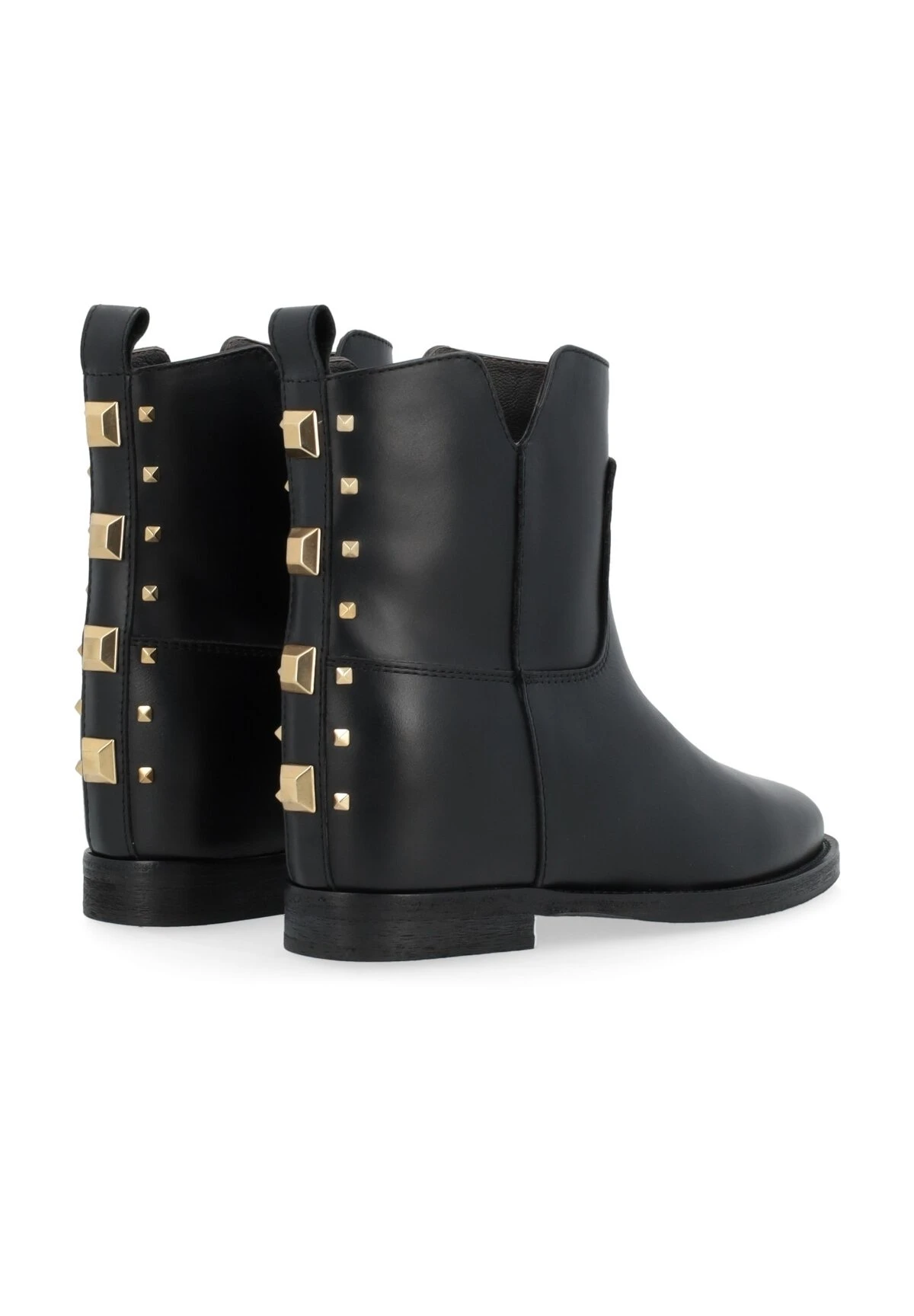 Con Borchie - Stivaletti - Nero 3 Con Borchie - Stivaletti - Nero - immagine 3