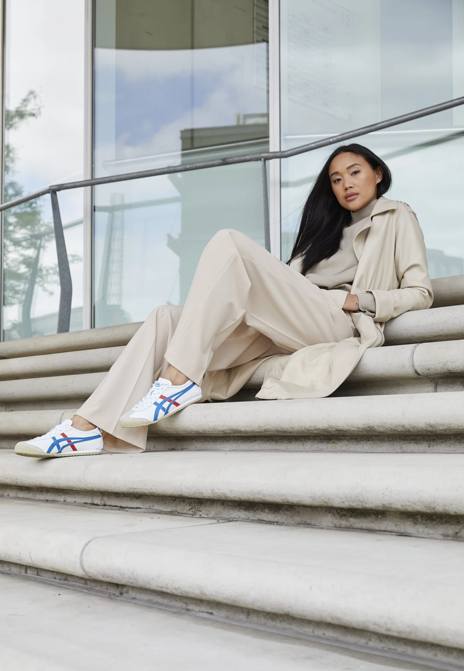 Onitsuka Tiger Mexico 66 - Sneakers Basse - White/Blue 3 Onitsuka Tiger Mexico 66 - Sneakers Basse - White/Blue - immagine 3