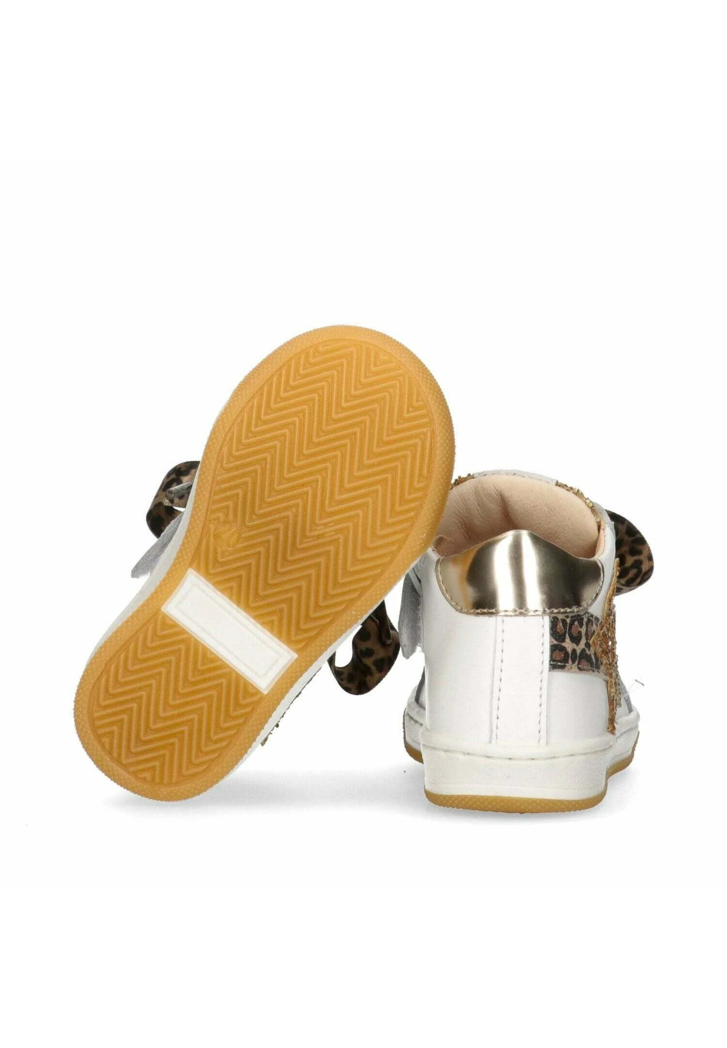 Lacci Leopardati E Glitter - Scarpe Primi Passi - Bianco 4 Lacci Leopardati E Glitter - Scarpe Primi Passi - Bianco - immagine 4