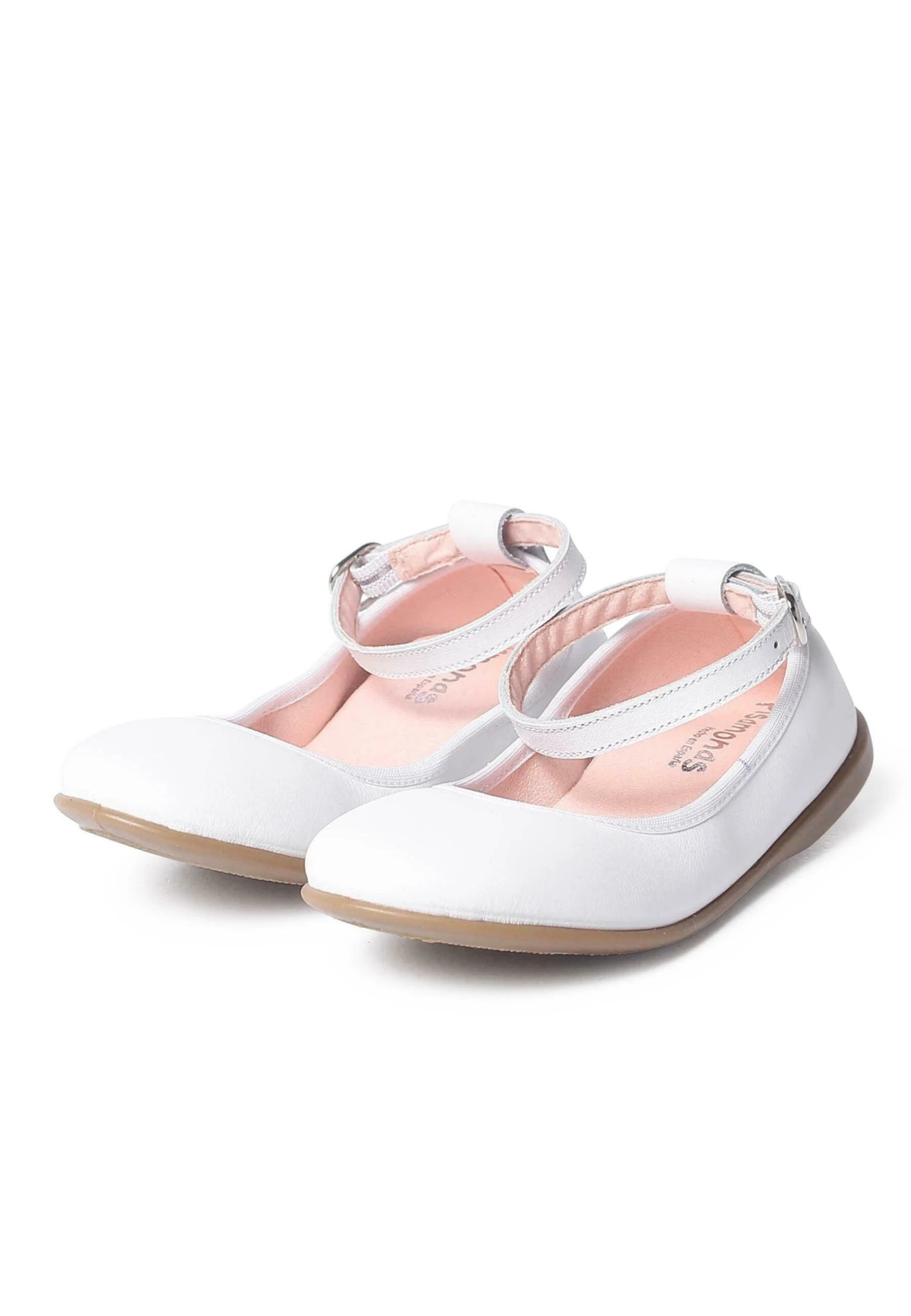 Elástico Cierre- Ballerine Con Cinturino - Blanco 2 Elástico Cierre- Ballerine Con Cinturino - Blanco - immagine 2