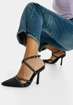 BERSHKA Studded - Decolleté - Black