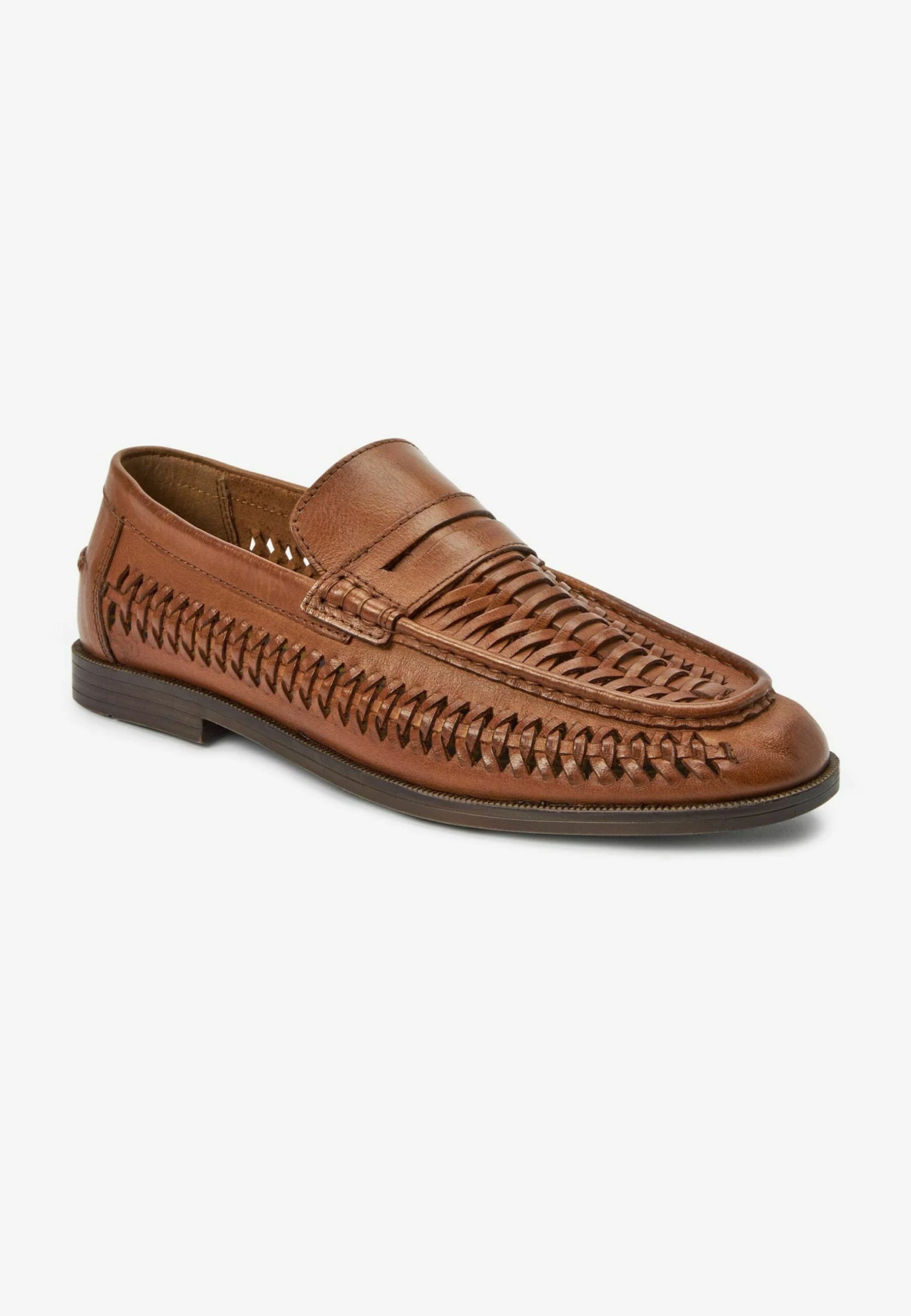 Next Leather Weave LoafersScarpe Senza LacciTan Brown Uomo Scarpe Basse NX312C07X-O11 2 Next Leather Weave LoafersScarpe Senza LacciTan Brown Uomo Scarpe Basse NX312C07X-O11 - immagine 2