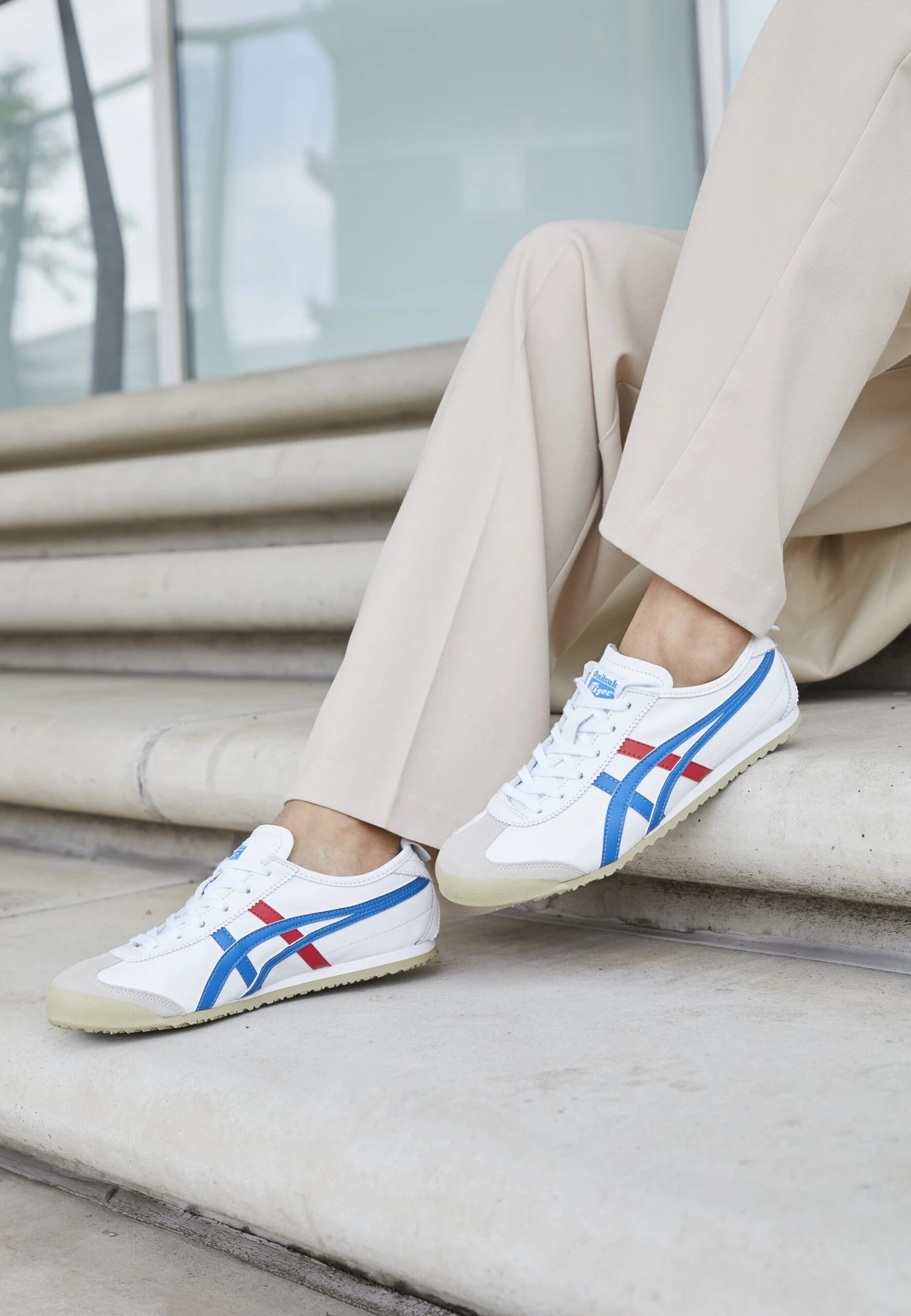 Onitsuka Tiger Mexico 66 - Sneakers Basse - White/Blue 2 Onitsuka Tiger Mexico 66 - Sneakers Basse - White/Blue - immagine 2
