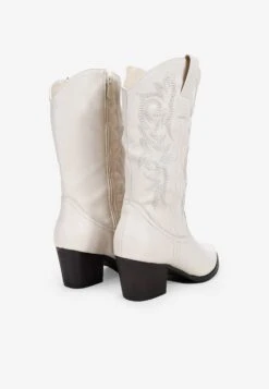 Con BordadoStivali Texani / BikerBeige Donna Stivali B4A11A002-B12 -Chic Scarpe Negozio b4b0b8075e8f42878480e6921c016cb7