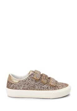 Next Touch Fastening Trainersfit (F)Sneakers BasseGold Glitter Bambini Sneakers NX313D0BV-F11