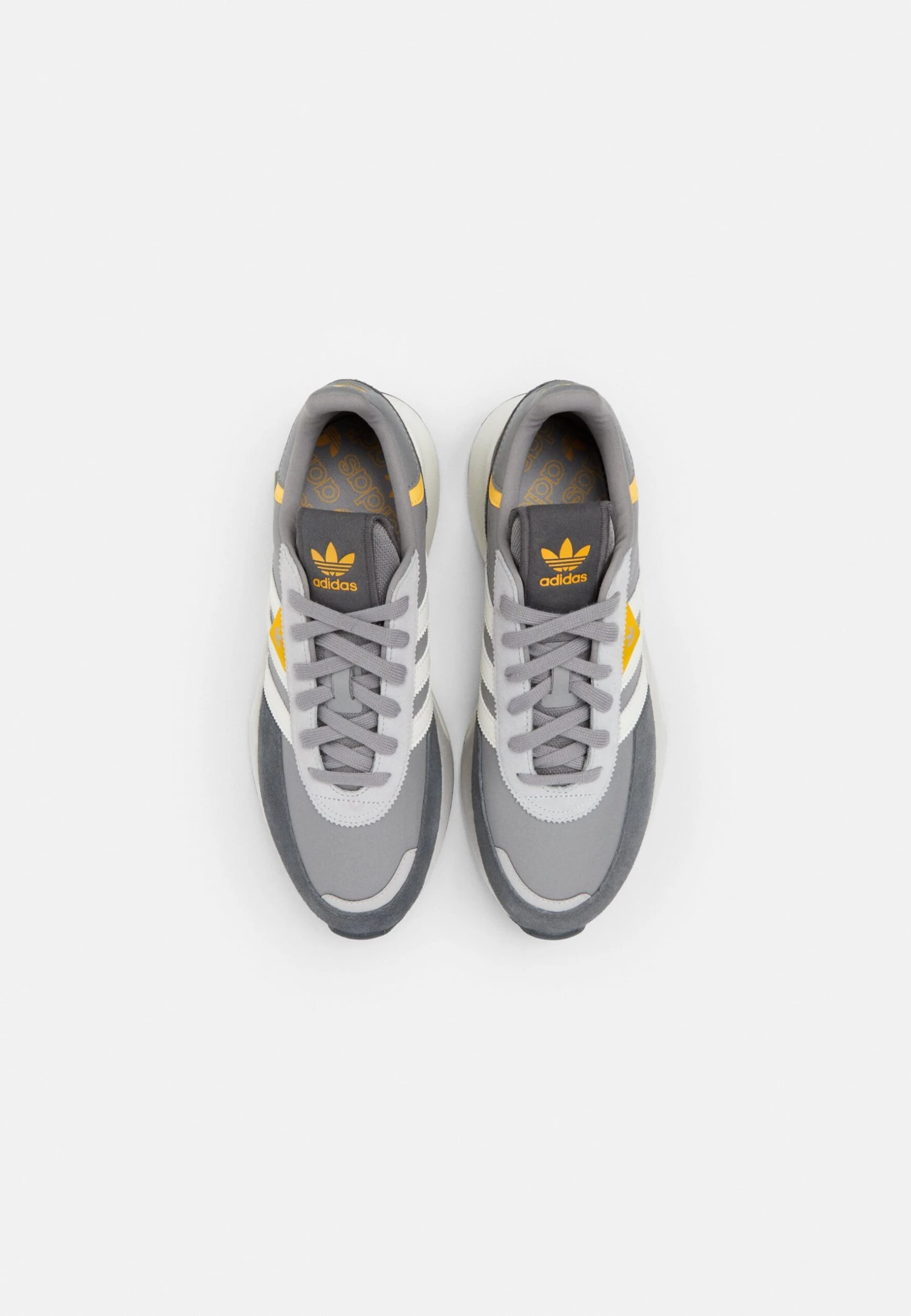 Adidas Originals Retropy F2 UnisexSneakers BasseSolid Grey/Core White/Solar Gold Uomo Scarpe AD115O1GR-C12 4 Adidas Originals Retropy F2 UnisexSneakers BasseSolid Grey/Core White/Solar Gold Uomo Scarpe AD115O1GR-C12 - immagine 4
