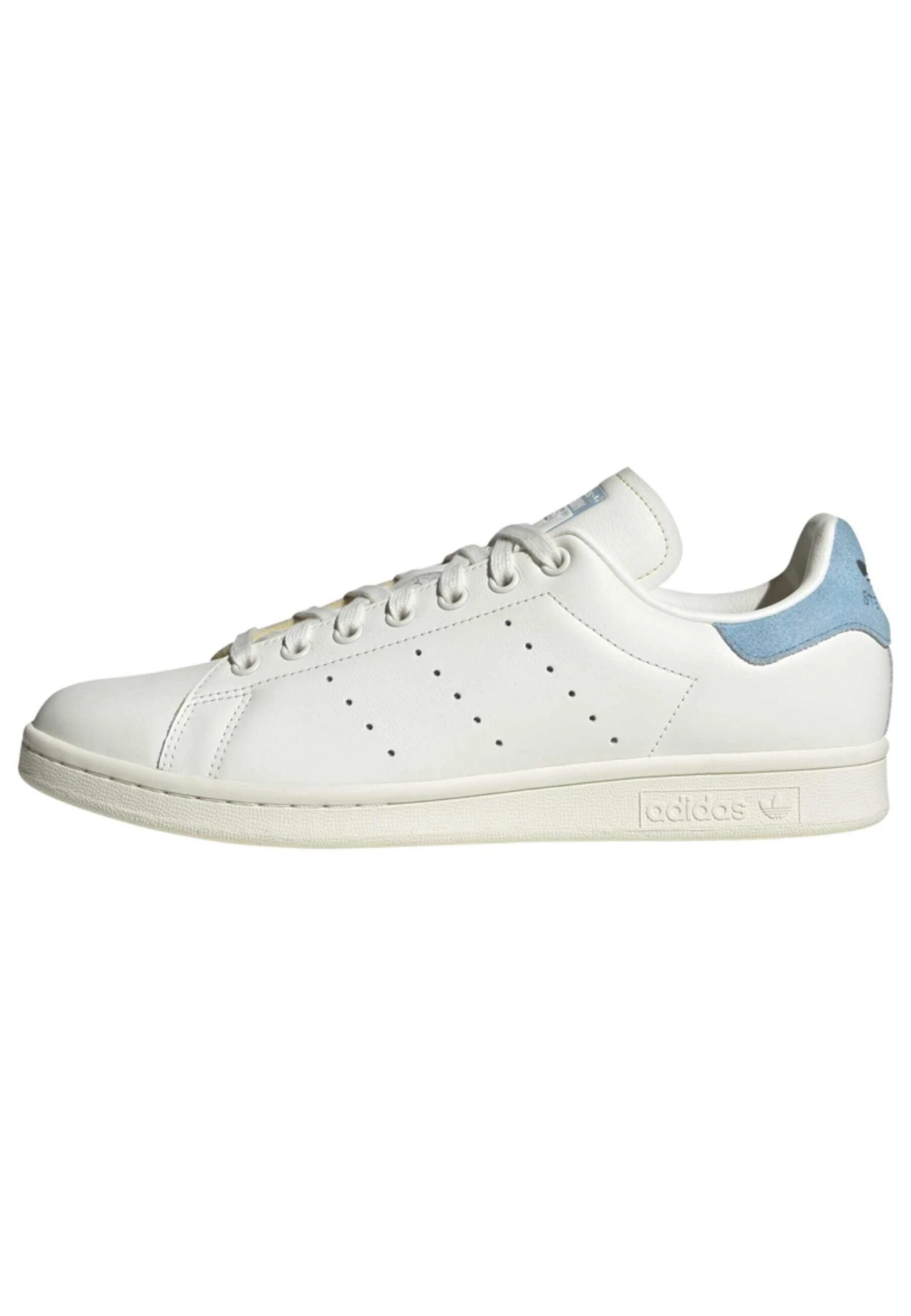 Adidas Originals Stan Smith UnisexSneakers BasseCore White Off White Preloved Blue Uomo Scarpe AD115O1I9-A11 2 Adidas Originals Stan Smith UnisexSneakers BasseCore White Off White Preloved Blue Uomo Scarpe AD115O1I9-A11 - immagine 2