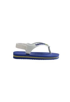 Havaianas Flip Flop Baby Brasil Logo IiInfradito Da BagnoTurquoise Navy Blue Bambini Sandali HA115G03Q-K11