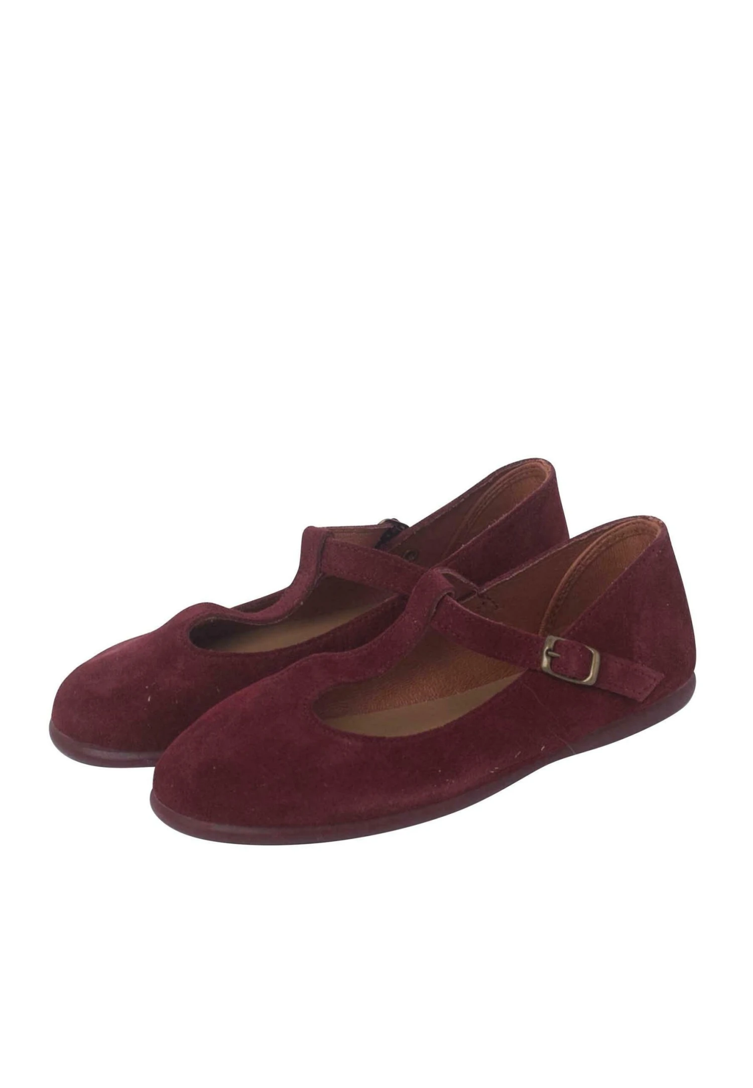 Merceditas En Forma De TBallerine Con CinturinoBurdeos Bambini Ballerine P1X13A09L-G11 2 Merceditas En Forma De TBallerine Con CinturinoBurdeos Bambini Ballerine P1X13A09L-G11 - immagine 2