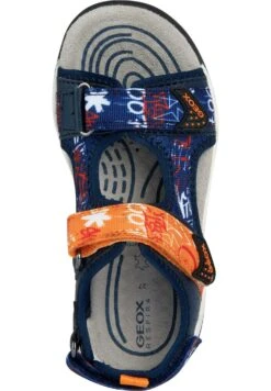 Geox J Borealis Sandali Da TrekkingNavy/Orange Bambini Sandali GE114G05H-K12 -Chic Scarpe Negozio bd4c199410f54259b14ed81b93b237b5