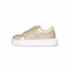 Platform With Glitter - Sneakers Basse - Gold Colour