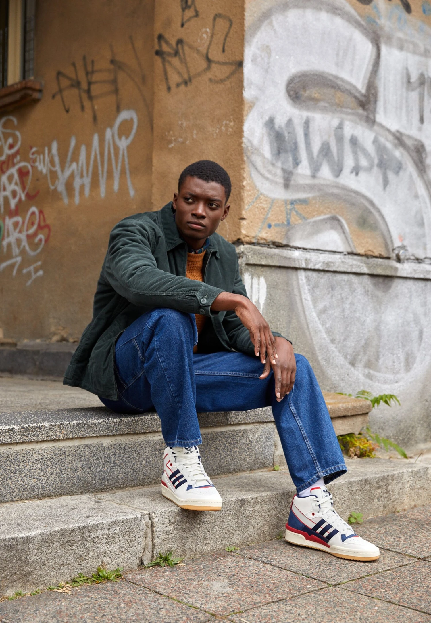 Adidas Originals Forum Exhibit Mid 2 UnisexSneakers AlteWhite Donna Scarpe AD115N02Z-A11 3 Adidas Originals Forum Exhibit Mid 2 UnisexSneakers AlteWhite Donna Scarpe AD115N02Z-A11 - immagine 3