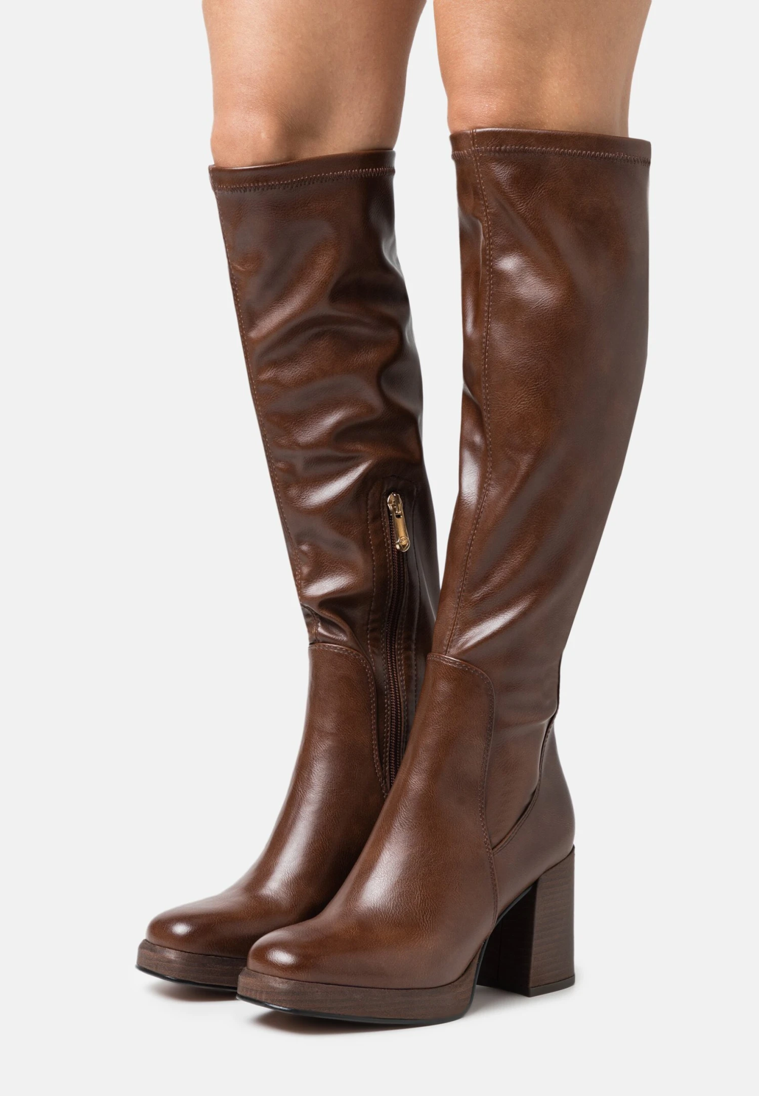 Marco Tozzi Stivali Con PlateauChestnut Donna Stivali M3111A1OJ-O11 1 Marco Tozzi Stivali Con PlateauChestnut Donna Stivali M3111A1OJ-O11