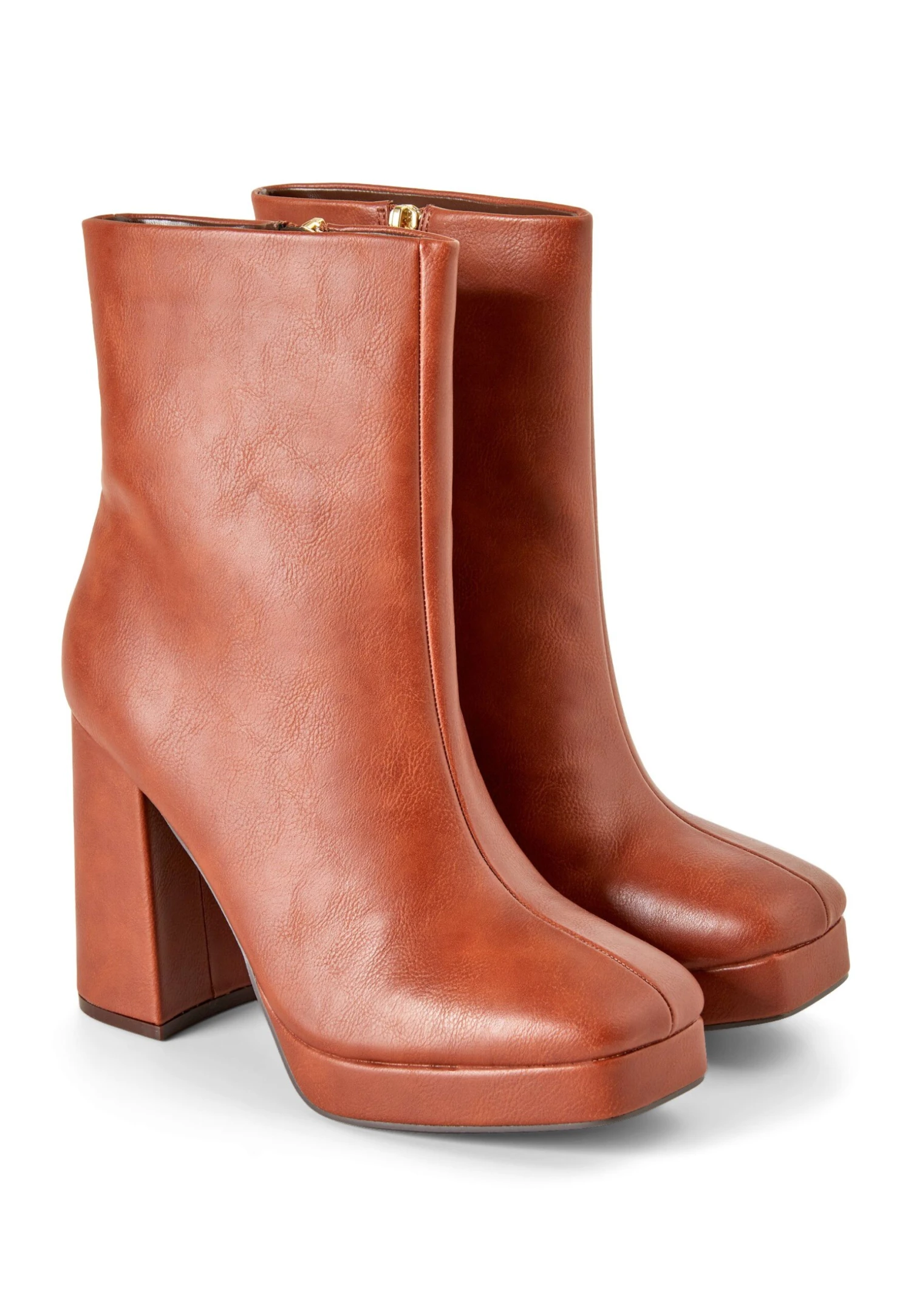 With Heel And PlatformStivaletti Con TaccoBrown Donna Stivali 4BE11N004-O11 3 With Heel And PlatformStivaletti Con TaccoBrown Donna Stivali 4BE11N004-O11 - immagine 3