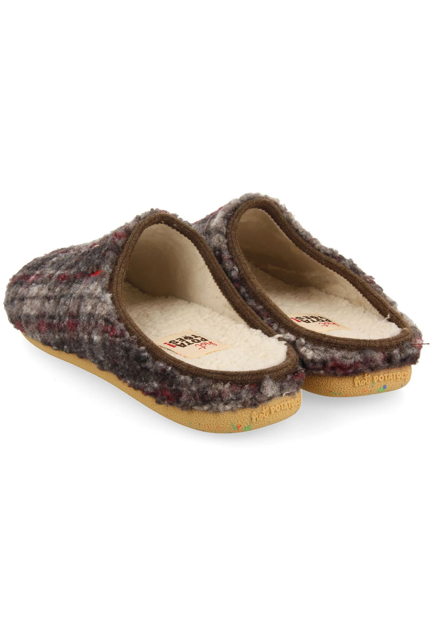 Hot Potatoes PantofoleBrown Uomo Pantofole H1U12I00D-O11 3 Hot Potatoes PantofoleBrown Uomo Pantofole H1U12I00D-O11 - immagine 3