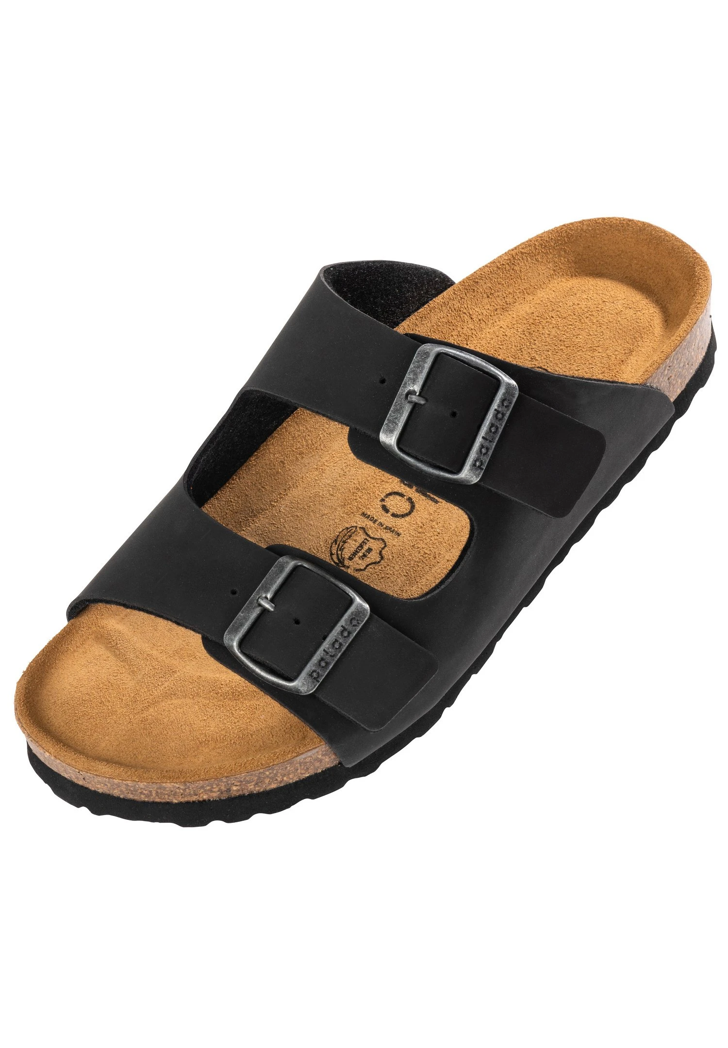 Korfu - Pantofole - Schwarz Silber 2 Korfu - Pantofole - Schwarz Silber - immagine 2