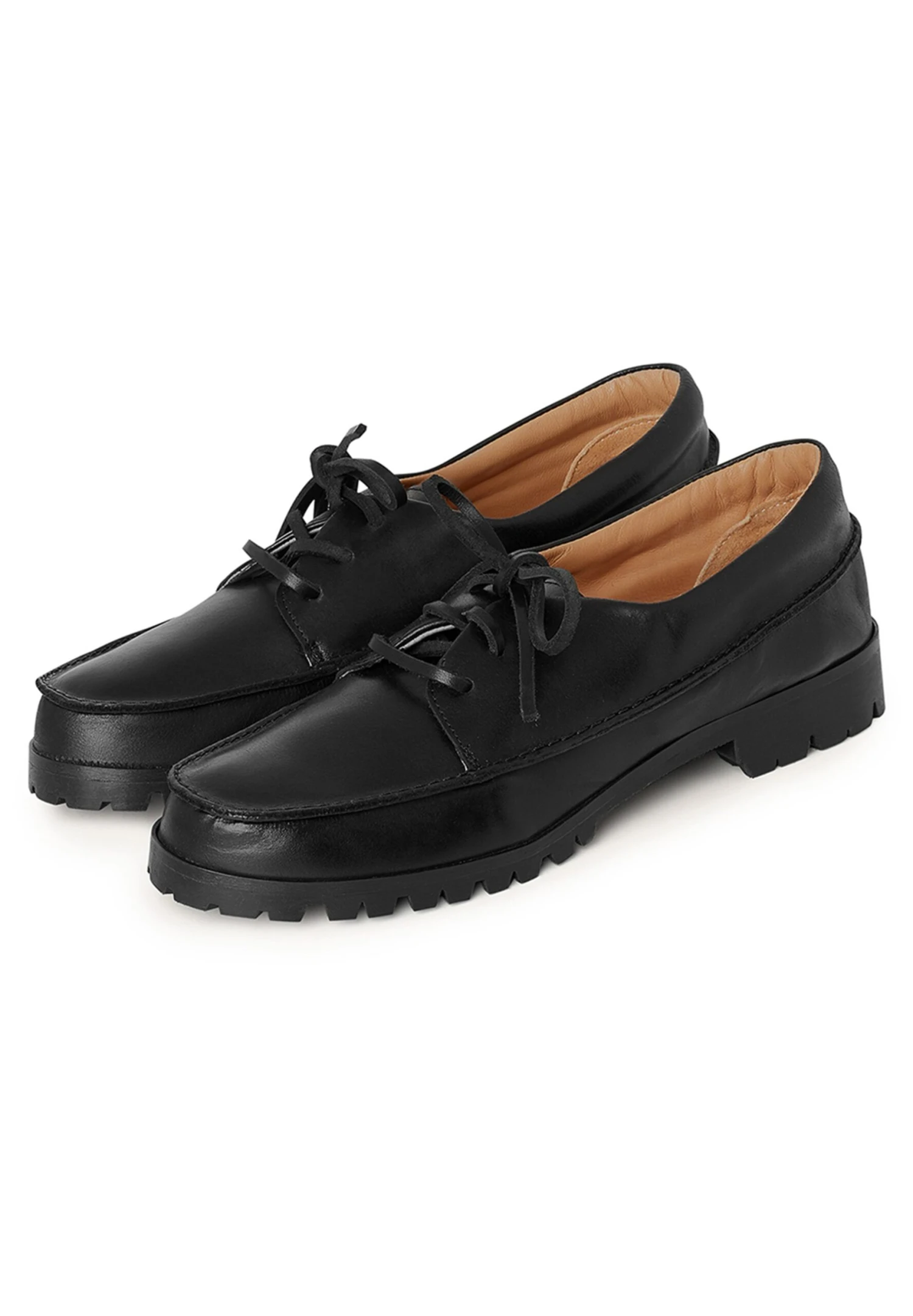 Tefer MoccasinsStringateRustic Black Donna Scarpe Piatte B4G11E001-Q11 5 Tefer MoccasinsStringateRustic Black Donna Scarpe Piatte B4G11E001-Q11 - immagine 5