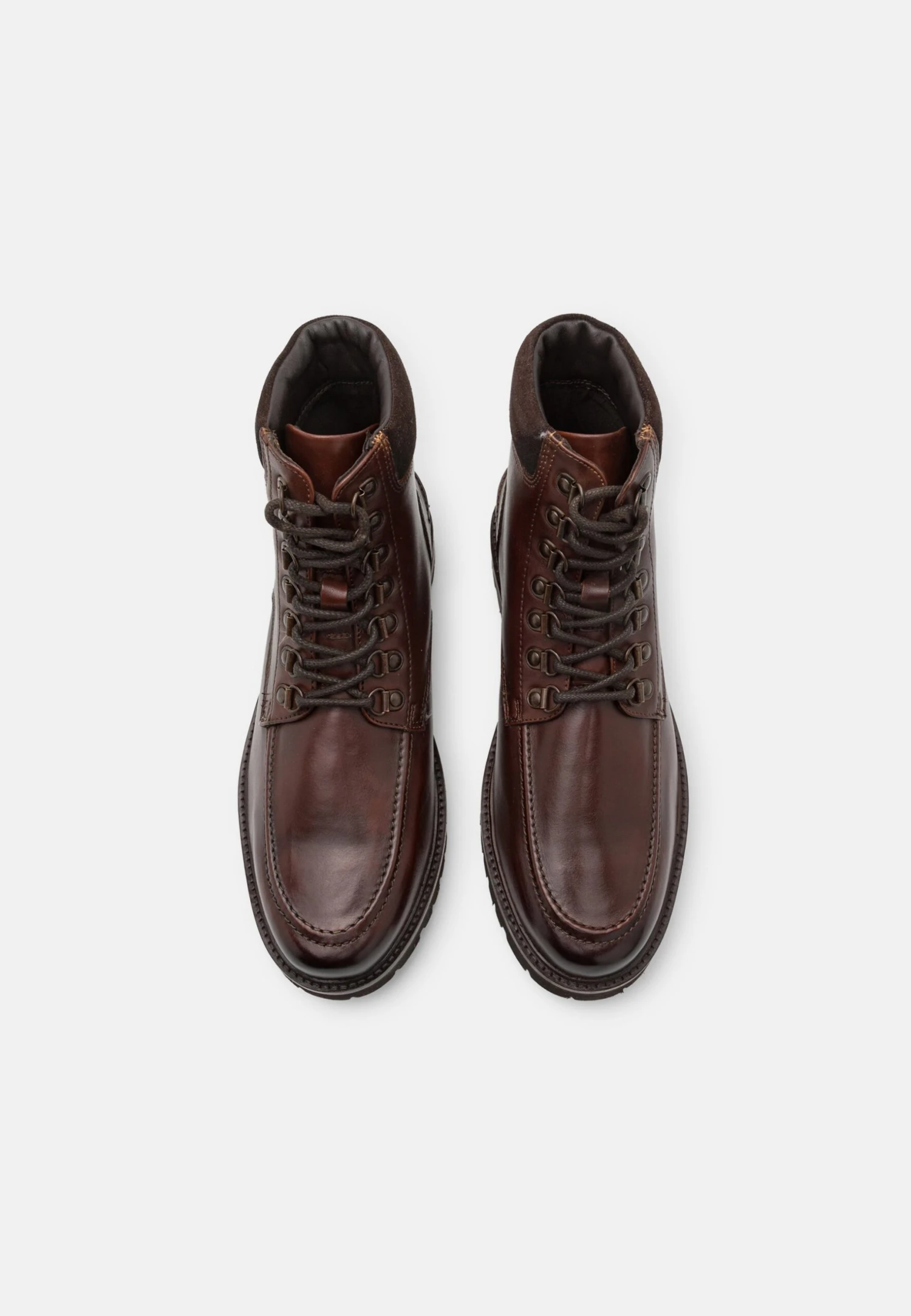 Pier One LeatherStivaletti StringatiBrown Uomo Stivaletti/Stivali PI912K0CG-O11 4 Pier One LeatherStivaletti StringatiBrown Uomo Stivaletti/Stivali PI912K0CG-O11 - immagine 4