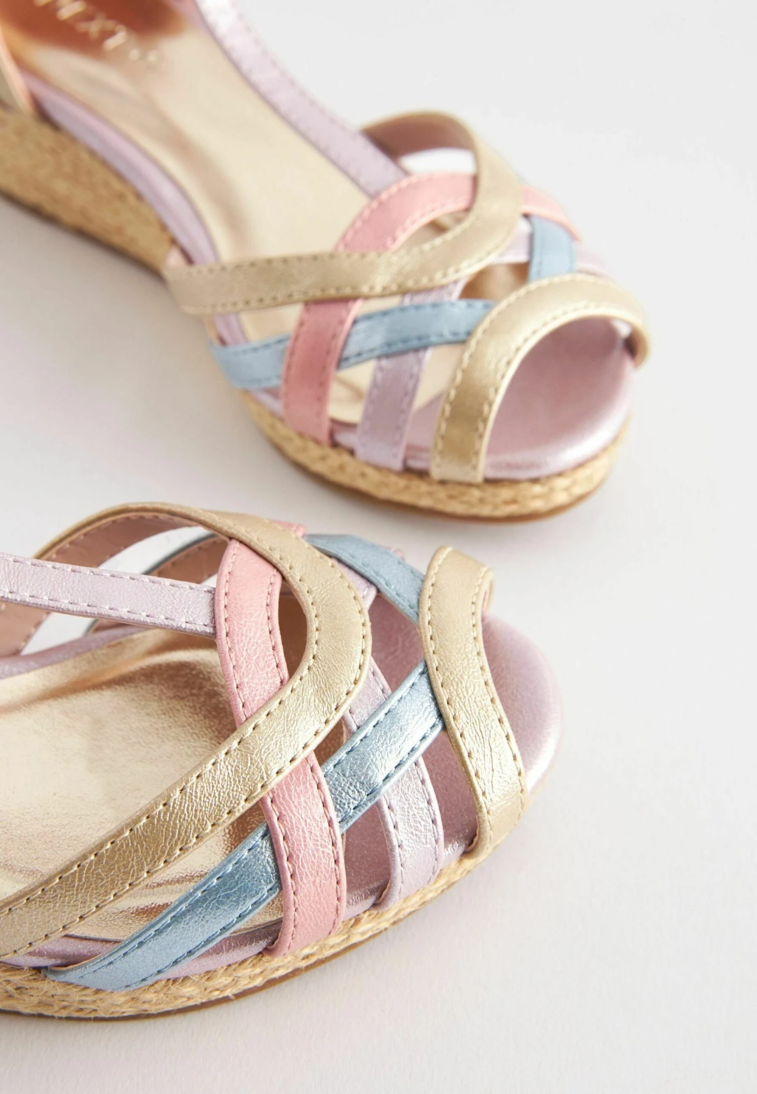 Next Woven Wedge Sandals - Sandali - Pastel Rainbow 4 Next Woven Wedge Sandals - Sandali - Pastel Rainbow - immagine 4