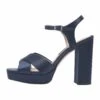 Nine West Busan 3Fx - Sandali Con Plateau - Dark Blue