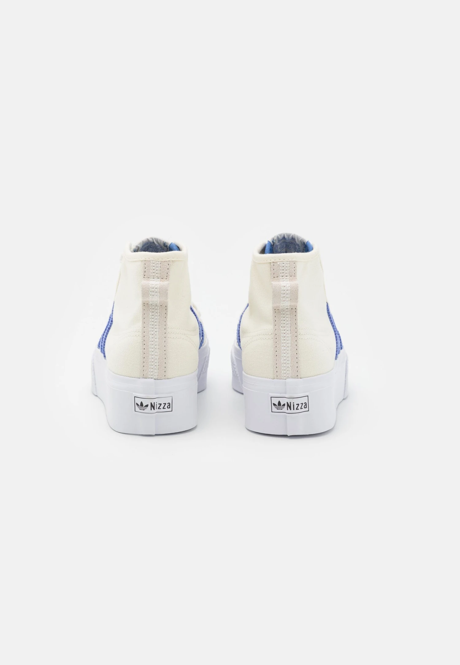 Adidas Originals Nizza Platform MidSneakers AlteOff White/Blue Fusion/Footwear White Donna Scarpe AD111A28A-A11 4 Adidas Originals Nizza Platform MidSneakers AlteOff White/Blue Fusion/Footwear White Donna Scarpe AD111A28A-A11 - immagine 4
