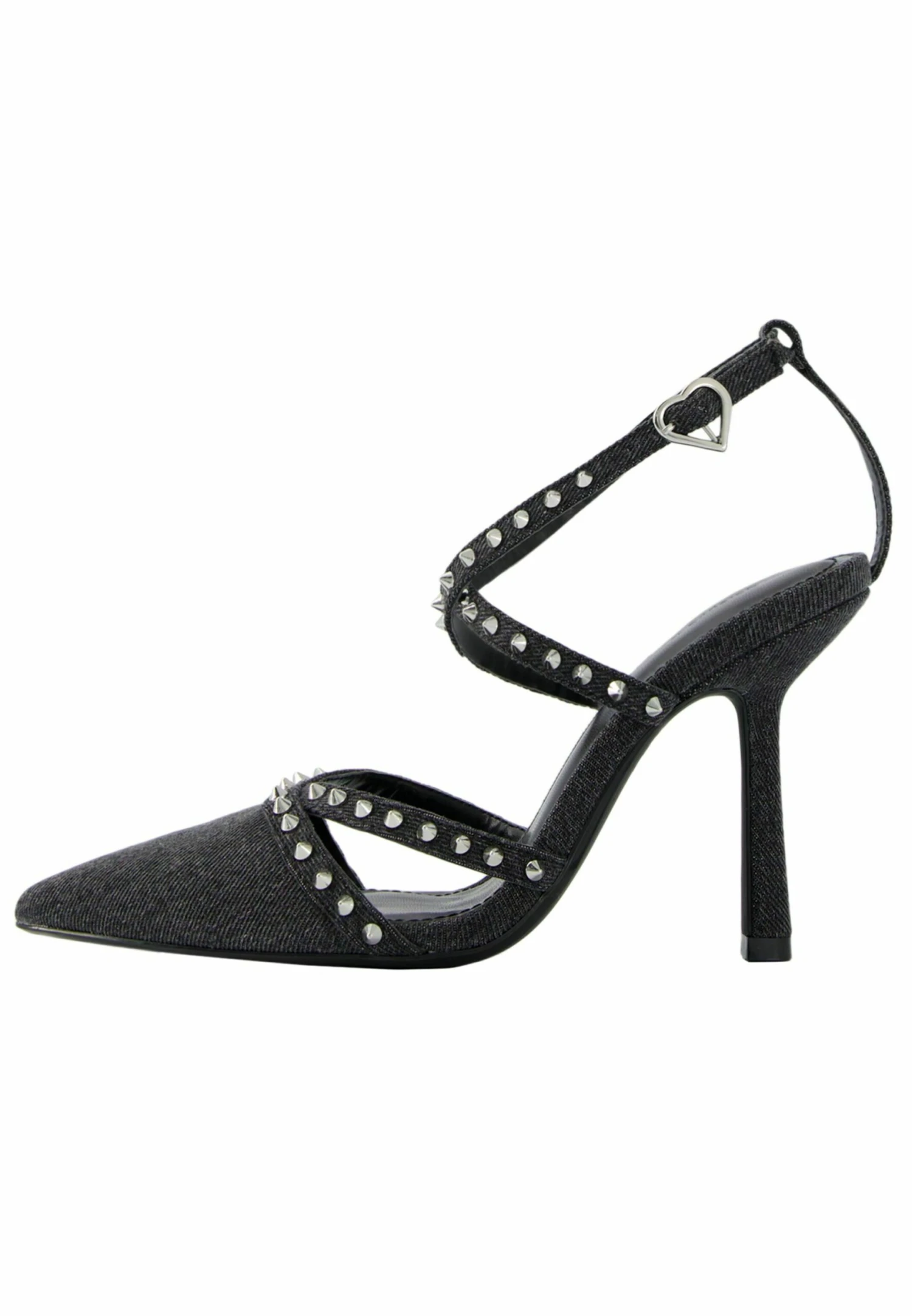 BERSHKA Studded - Decolleté - Black 2 BERSHKA Studded - Decolleté - Black - immagine 2