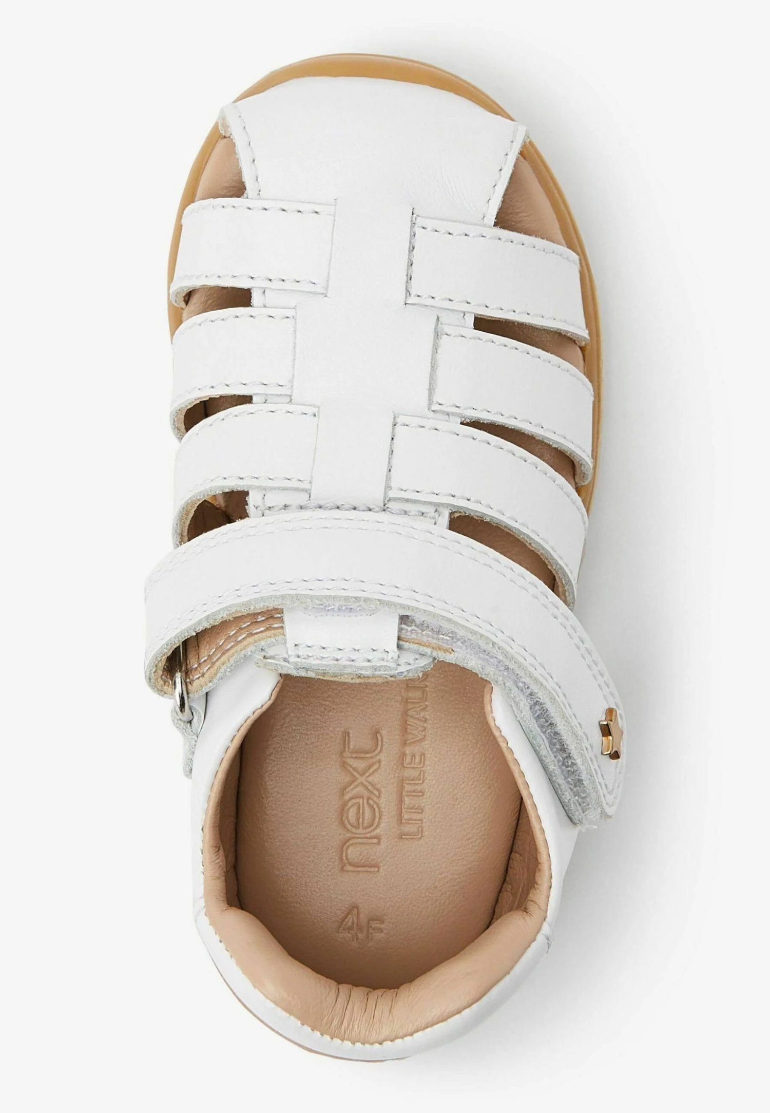 Next First Walker Fisherman Sandalsfit (F) - Scarpe Primi Passi - White Leather 3 Next First Walker Fisherman Sandalsfit (F) - Scarpe Primi Passi - White Leather - immagine 3