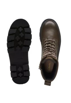 Clarks Orianna2 HikeDStivaletti Con PlateauDark Olive Lea Donna Stivaletti CL111N0H2-N11 -Chic Scarpe Negozio d70c9ec07be14aa49f451cd4cebd5709