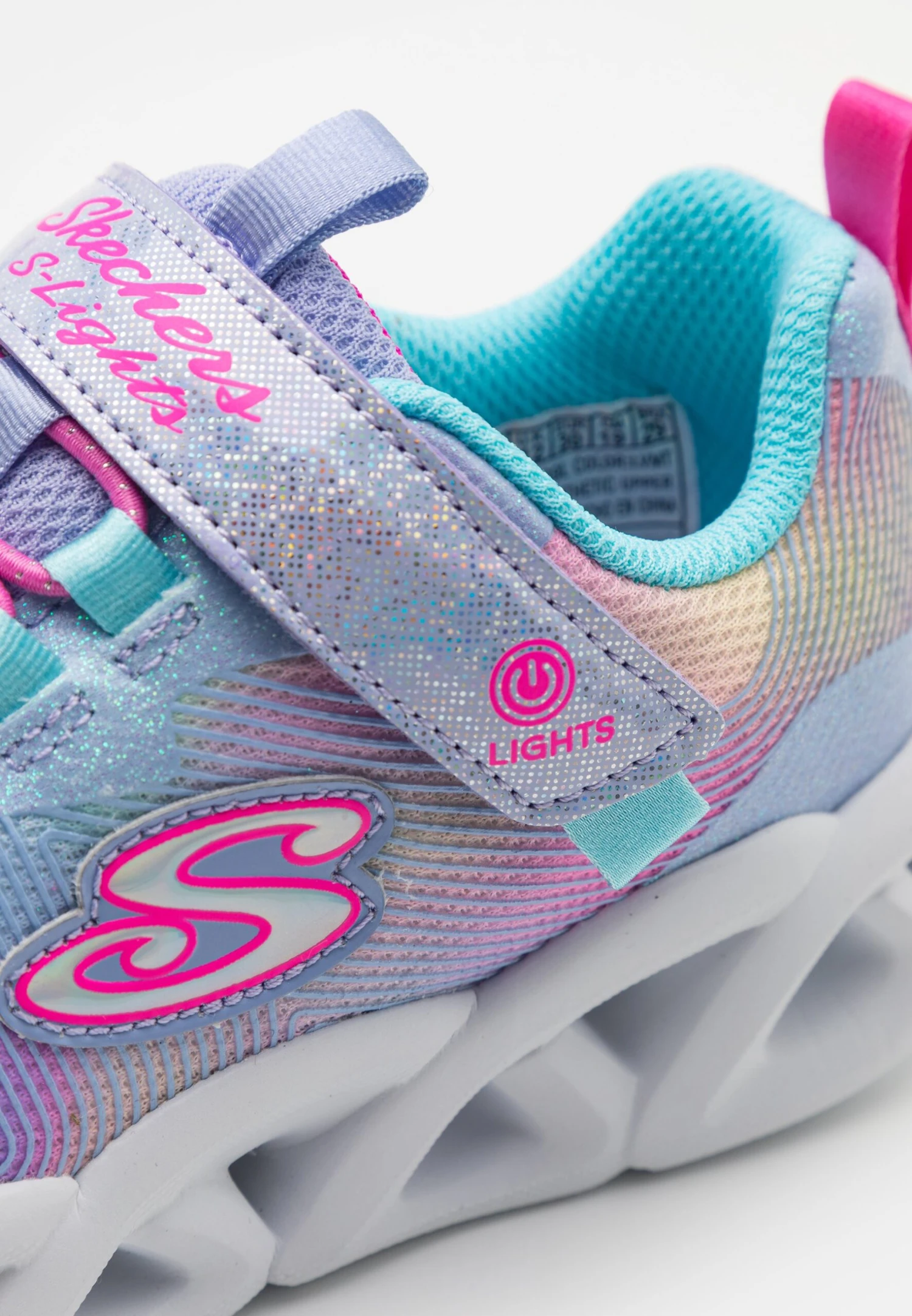 Skechers Bungee & Strap Sparkle Mesh Er W/ Glitter OverlaysSneakers BasseLavender/Multi Trim Bambini Scarpe SK113D0JN-I11 6 Skechers Bungee & Strap Sparkle Mesh Er W/ Glitter OverlaysSneakers BasseLavender/Multi Trim Bambini Scarpe SK113D0JN-I11 - immagine 6