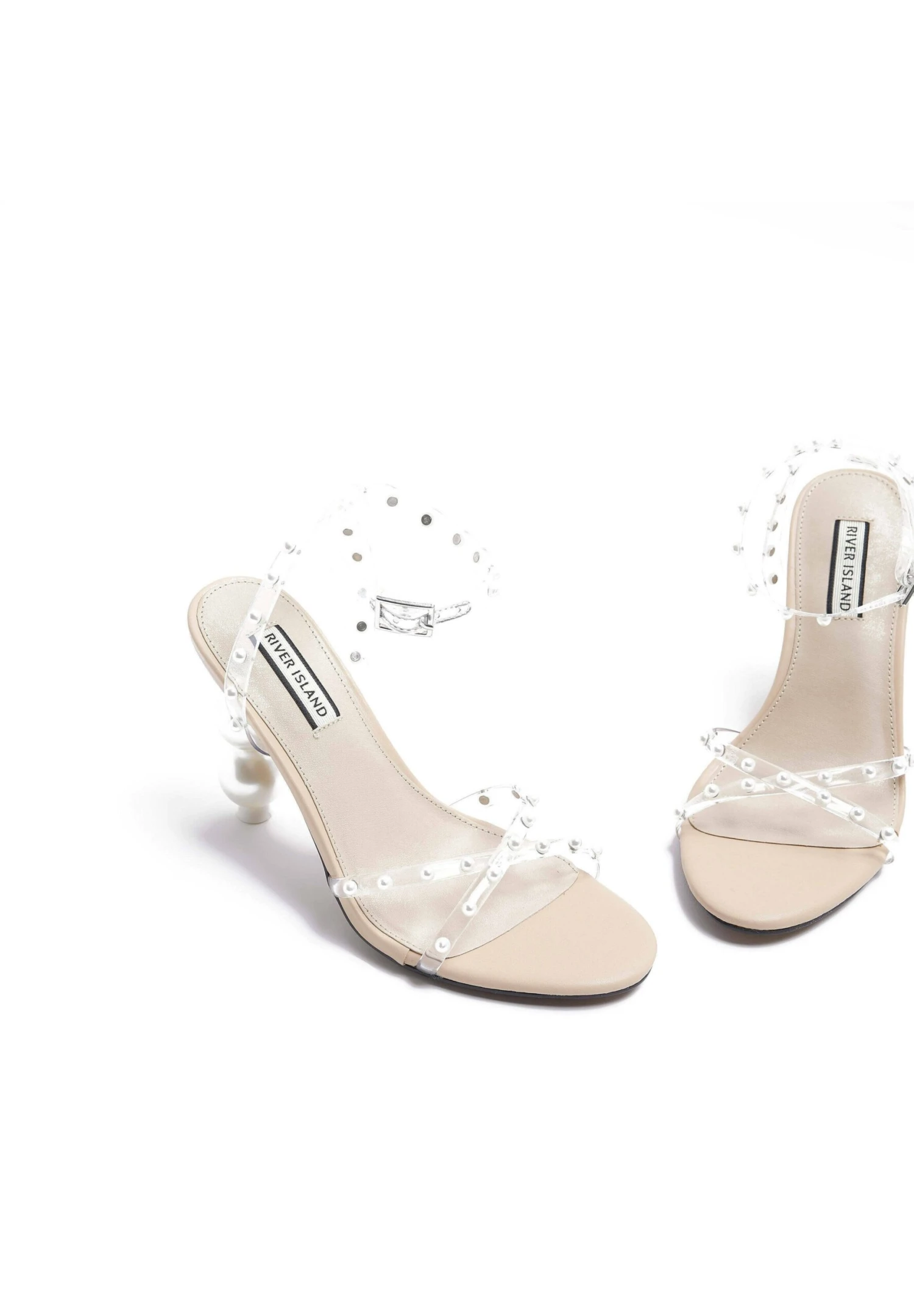 RIVER ISLAND Sandali Con Tacco - Beige Light 4 RIVER ISLAND Sandali Con Tacco - Beige Light - immagine 4