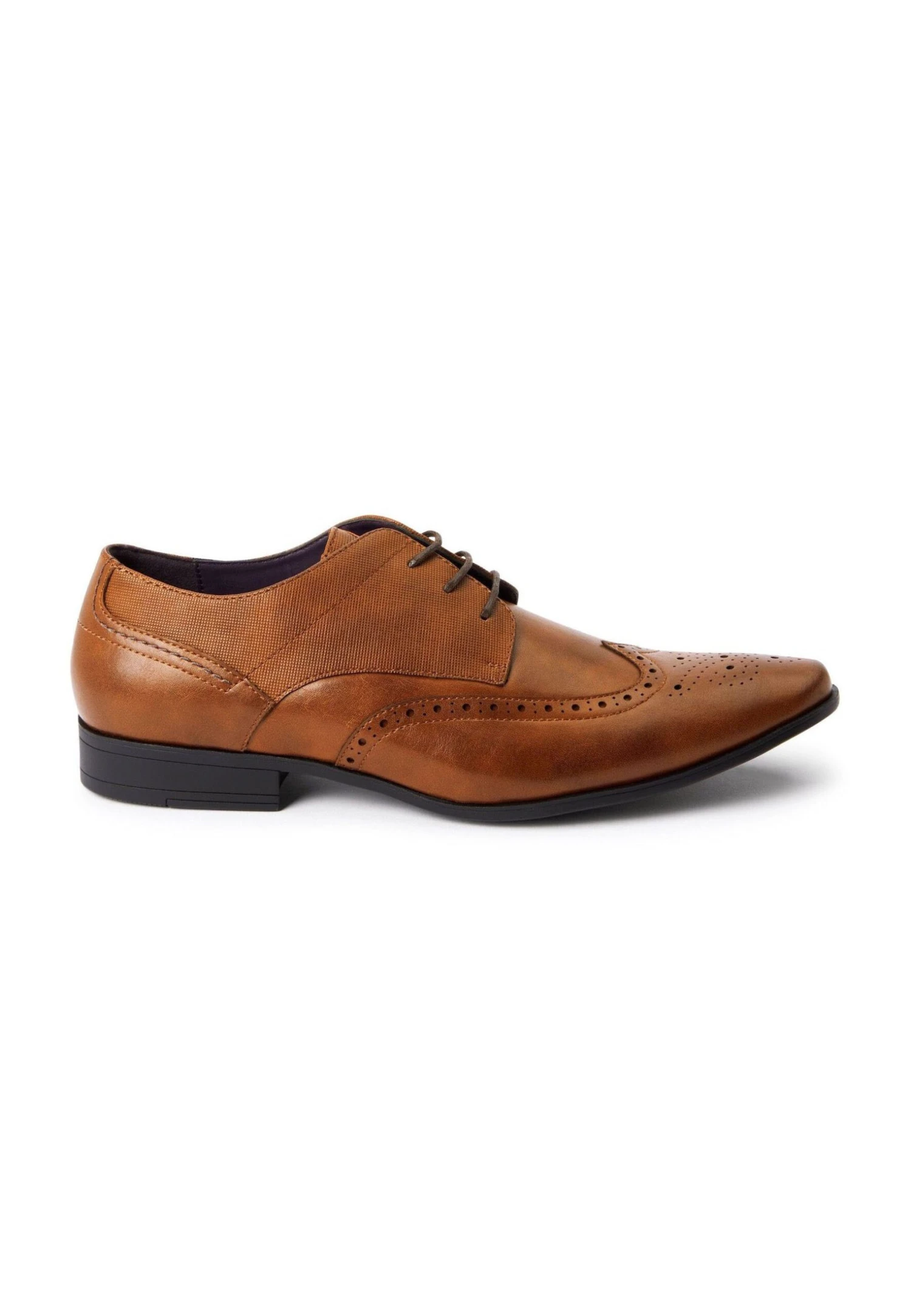 Next Wide Fit Brogue Shoes - Stringate Eleganti - Tan Brown 3 Next Wide Fit Brogue Shoes - Stringate Eleganti - Tan Brown - immagine 3