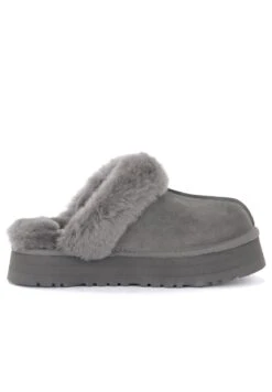 Ugg DisquettePantofoleGrigio Donna Pantofole UG111D03I-C11 -Chic Scarpe Negozio e7dda29139084c4a99153f76bf421f03