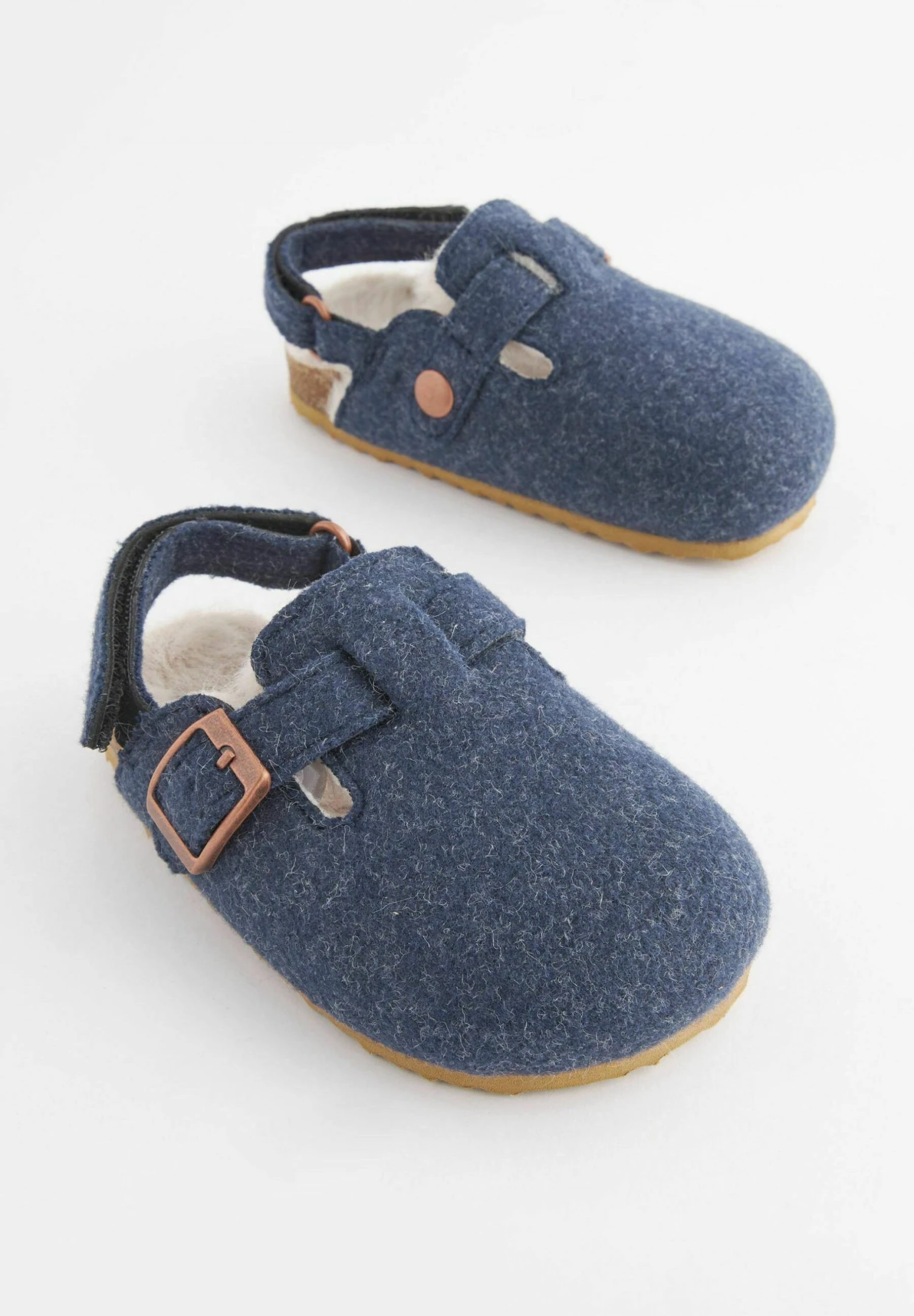 Next Faux Fur Lined Clog SlippersCiabattineNavy Blue Bambini Pantofole NX314L04I-K12 2 Next Faux Fur Lined Clog SlippersCiabattineNavy Blue Bambini Pantofole NX314L04I-K12 - immagine 2