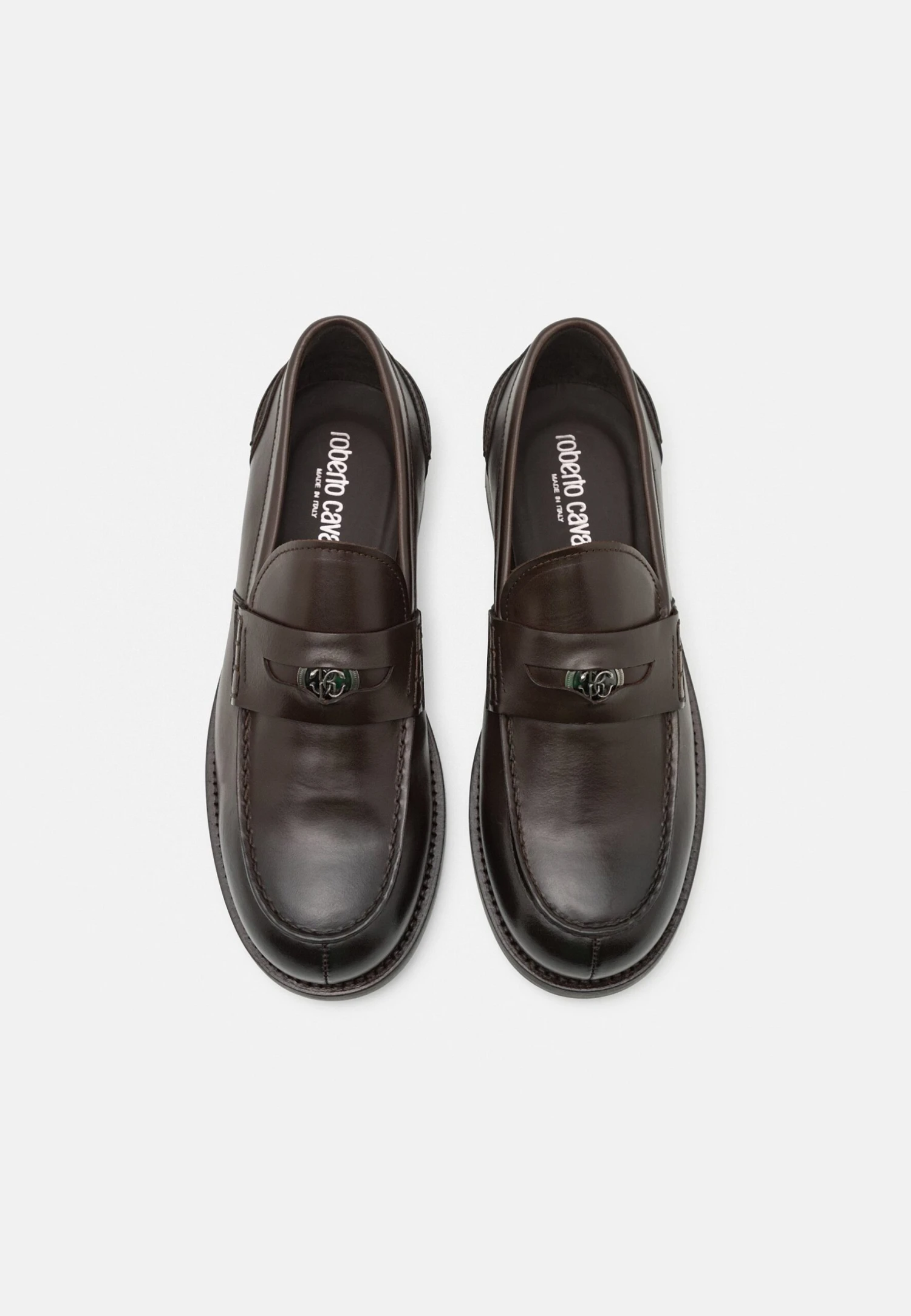 Roberto Cavalli Penny Scarpe Senza LacciBrown Uomo Scarpe Basse 1RO12C00R-Q11 4 Roberto Cavalli Penny Scarpe Senza LacciBrown Uomo Scarpe Basse 1RO12C00R-Q11 - immagine 4