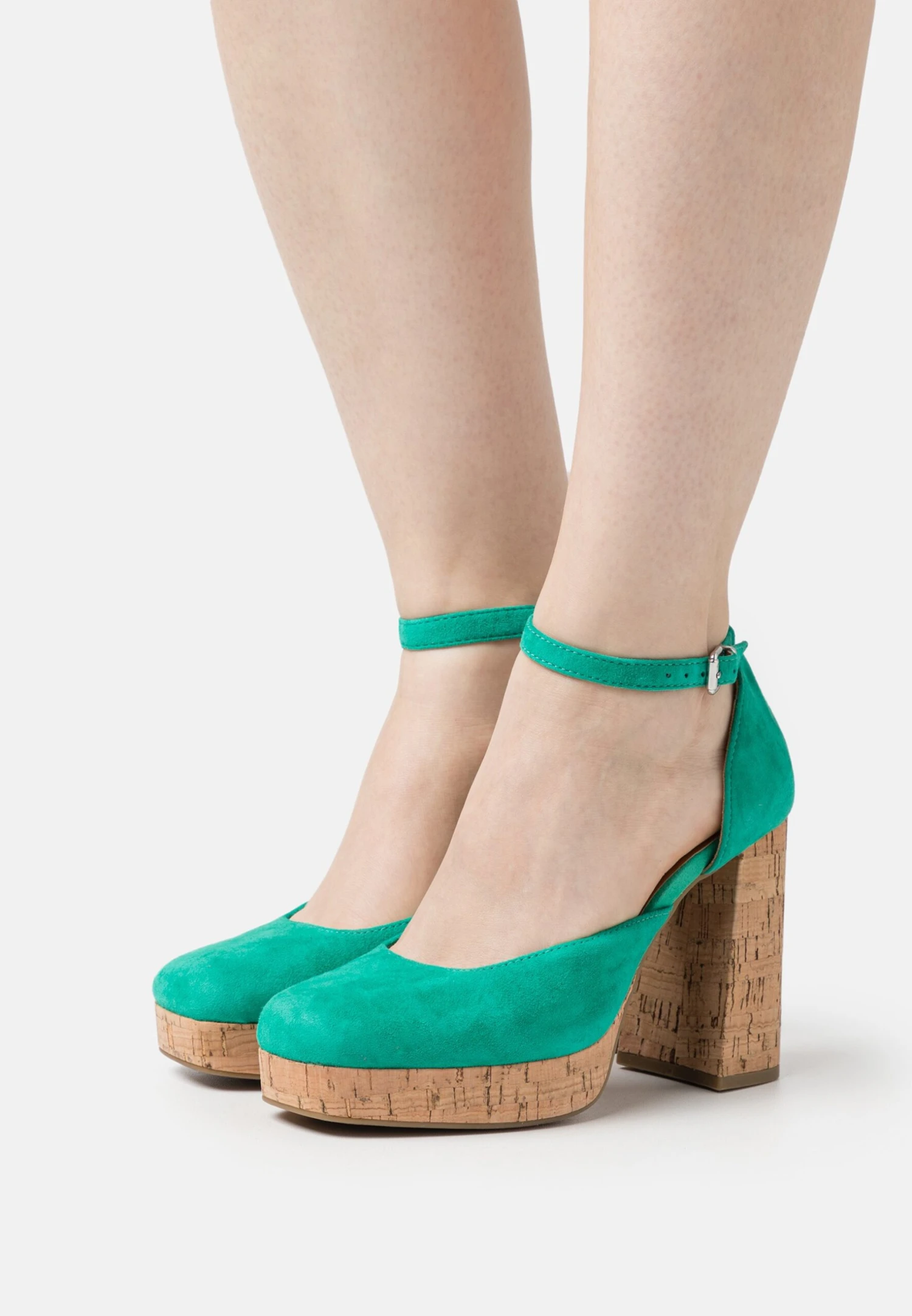 Marks & Spencer Scarpe Con PlateauMedium Green Donna Tacchi Alti QM411B02A-M11 1 Marks & Spencer Scarpe Con PlateauMedium Green Donna Tacchi Alti QM411B02A-M11