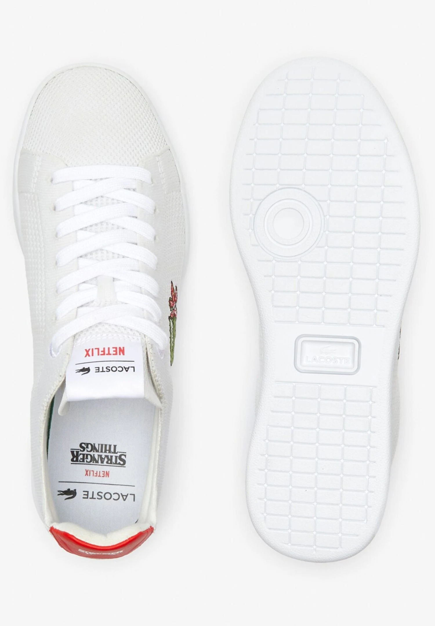 Lacoste X Netflix - Sneakers Basse - Wht/Red 4 Lacoste X Netflix - Sneakers Basse - Wht/Red - immagine 4