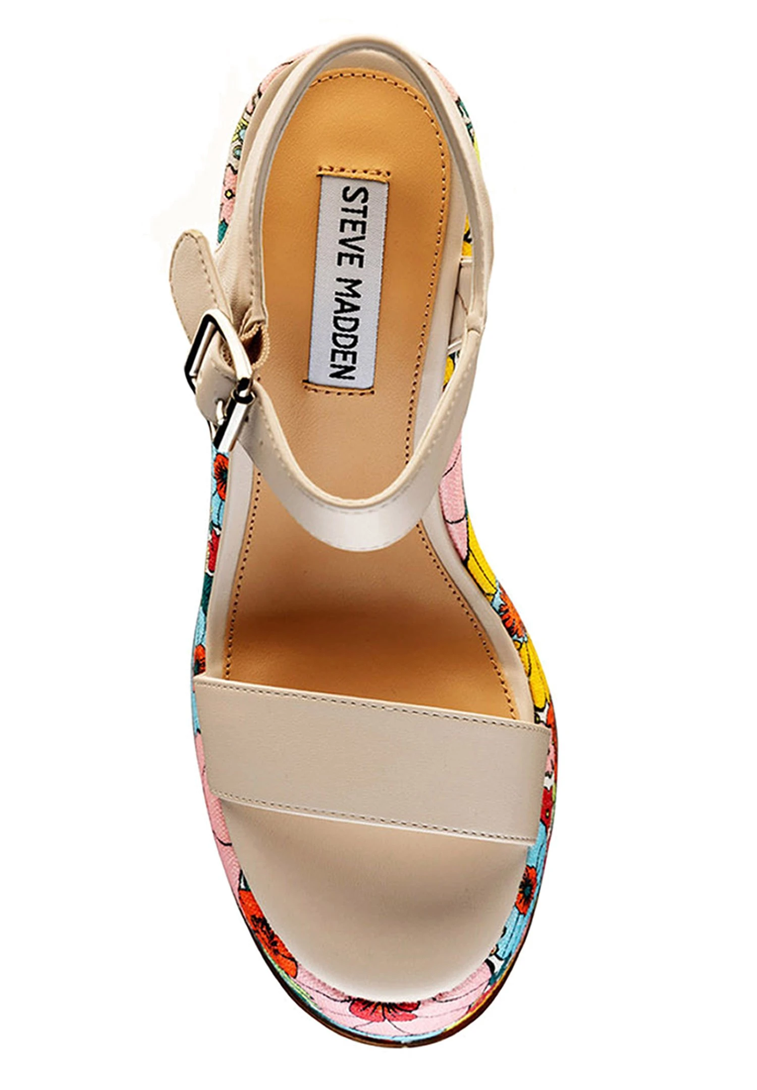Steve Madden SixtiesSandali Con TaccoCream Floral Donna Scarpe ST311A0UU-B11 3 Steve Madden SixtiesSandali Con TaccoCream Floral Donna Scarpe ST311A0UU-B11 - immagine 3
